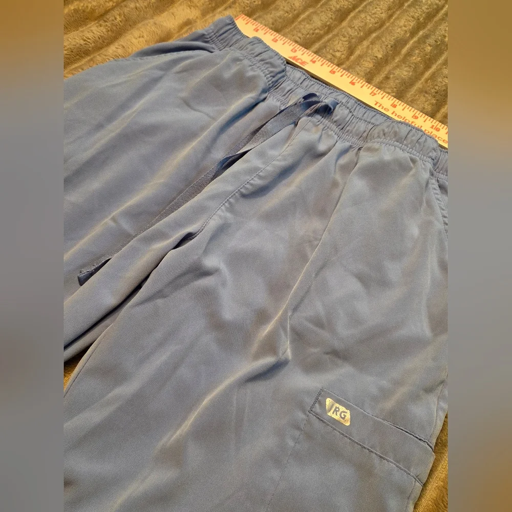 Elevate IRG: Women's full elastic Scrubs Pant...CIEL BLUE ...Size M - Picture 7 of 9